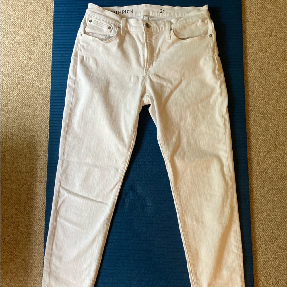 J Crew white toothpick jeans